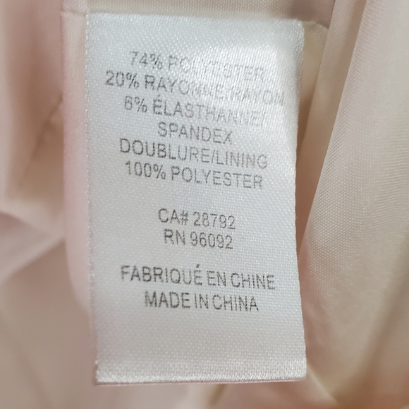 KATHERINE BARCLAY Long Coat White Blazer Zip - Picture 10 of 12